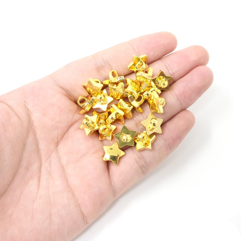 Honbay 60PCS Plastic Star Buttons Decorative Sewing Craft Buttons Embellishments