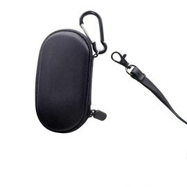 Adeway Carrying Case Compatible with Beurer BR60 / BR90 / BR10 – EVA Storage Bag with Plush Lining, Mesh Pocket, Carabiner & Hand Strap – Compact Case Only (Black)