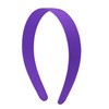 Motique Accessories Purple 1 Inch Plastic Hard Headband with Teeth