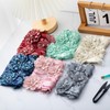 Silvora 3D Embroidered Flower Fabric Beaded Rhinestones Pearl Lace Applique,