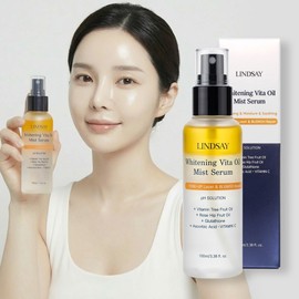 LINDSAY Vitamin Oil Whitening Serum Glow Mist Pigmentation Removal Cream Mist Flight Attendant Glow Tone Up / 비타민 오일 미백 세럼 광광 미스트 색소제거 크림미스트 승무원 광채 톤업