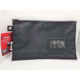 Husky New Lot Of 4 Husky Heavy Duty Zipper Document Tool Bag Water Resistant 12"x7.5"