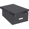 Bigso Box of Sweden Karin Collapsible Storage Box with Labelframe