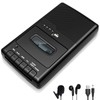 Cassette Players Recorder, Portable Tape USB Player with Stand-Alone Mic,