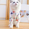 Cat Jumpsuit Cute Soft Breathable Lightweight Reduce Lost Hair Cotton