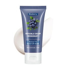 Desodorante de Cuerpo Entero Para Mujeres, Control de Olores de 72 Horas, Desodorante Corporal en Crema Invisible, Desodorante para Hombres y Mujeres, Protección Contra Olores (#4Blueberry)