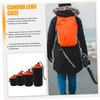 TEHAUX 4Pcs Camera Lens Pouch Set Durable Drawstring Storage Bags