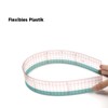 KEARING Transparent Sewing Ruler 20 cm - Compact Plastic Ruler