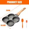 WEGREAT 4 Hole Fried Egg Pan Induction Pancake Pan: Pancake