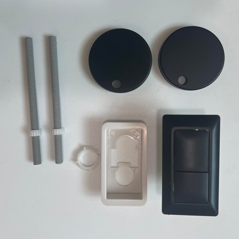 WinZo Toilet Square Dual Flush Button with Toilet Seat Bolts