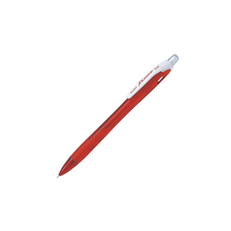 Pilot Mechanical Pencil, Rex Grip, 0.5, Red, 10 pcs HRG100R10R