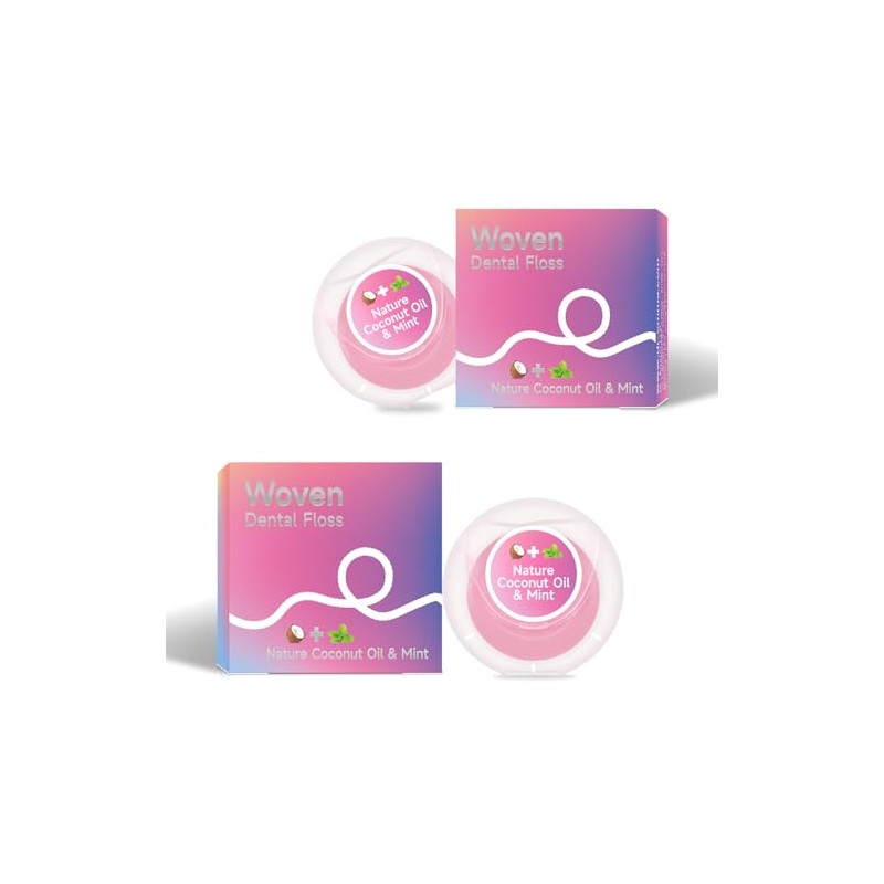 Dr. Emma Hilo Dental Tejido Con Aceite De Coco, Expandible