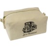 'Vintage Wedding Car' Canvas Wash Bag/Makeup Case (CS00044301)