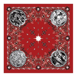 Red - Jesus Christ - Christian Bandana - Dozen Packed