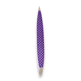 F.A.R.A.H Z-Tweeze Professional Stainless Steel Dual Ended Precision Tweezers - Aurora Collection (Crisscross)