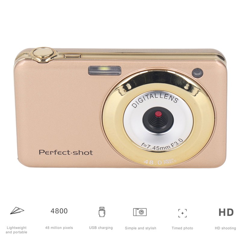 Digital Camera 2.7in 48MP 8X Digital Zoom USB Anti Shake