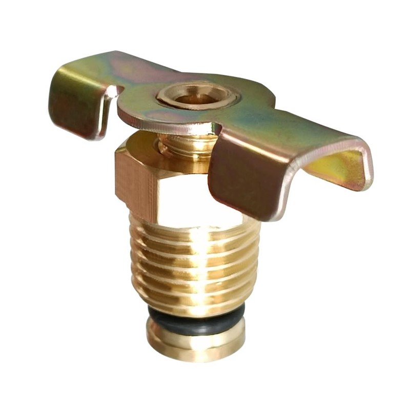 BesNPT Brass 1/4'' NPT Male Air Compressor Drain Valve with