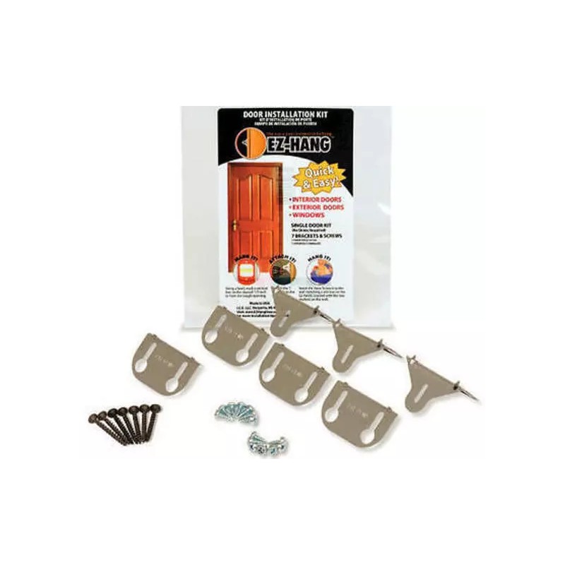 EZ-HANG Door Window Installation Kit Quick Easy Hanging Bracket System