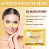 NIYET 30 Pairs Under Eye Collagen Patches, Gold Moisturizing Under