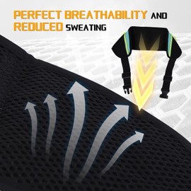 Waterproof Running Belt with Reflective Strip and Headphone Hole Adjustable Elastic Belt Waist Bag Phone Holder Accessories for Outdoor Activities, sky blue, No