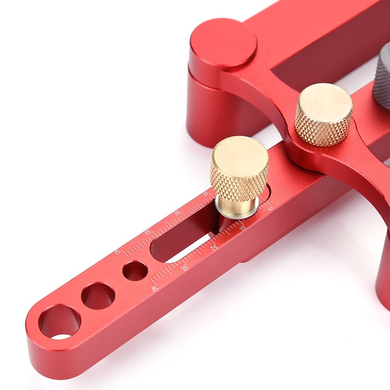 6/8/10mm Self Centering Dowelling Jig Dowel Hole Drilling Guide DIY