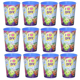 Unique Shopkins Birthday Party Supplies Bundle Pack includes Plastic Reusable Cups - 12 Count