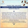 Marquis - Half Caff Coffee, Rich Blend of half Ethiopian