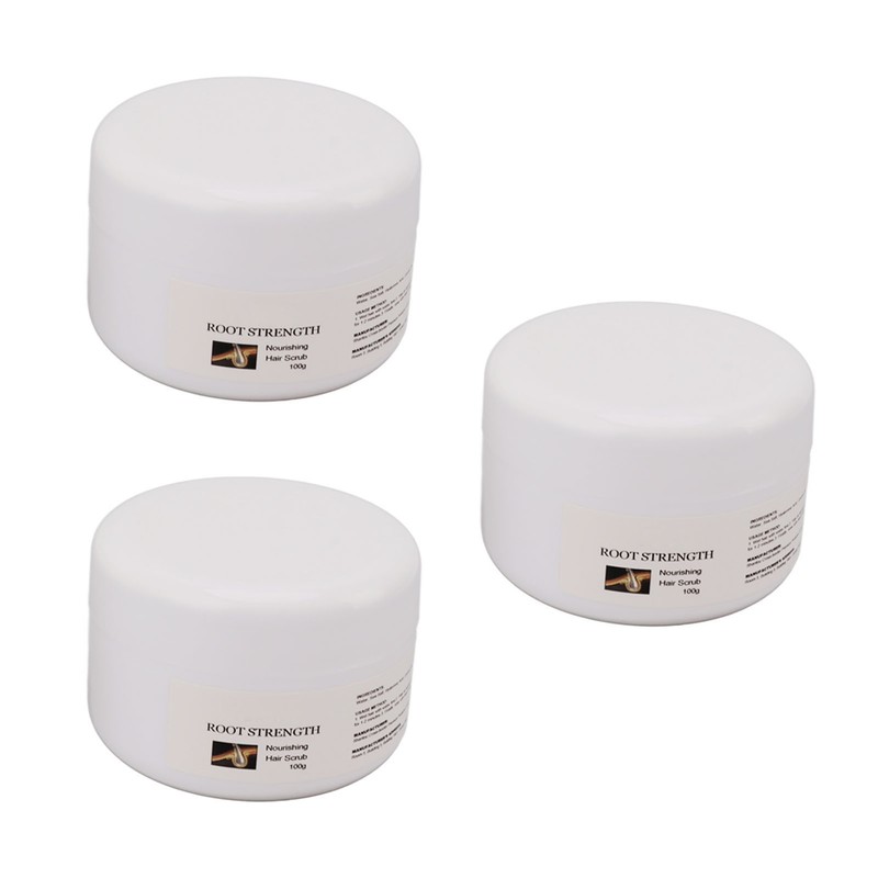 3PCS 100g Scalp Cleansing Scrub Strengthening Densifying Hair Volumizing Refreshing