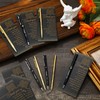 80th Birthday Party Favors with Black Gold Pens Thank You