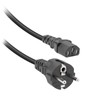Power Cable for PC, Printer, Monitor, IEC C13 Plug, Schuko
