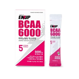Enup Amino Water Extreme BCAA 6000 Power Booster (16gx7 packets) Contains amino acids 9000, citric acid 2880, L-ornithine 500 electrolytes, 7 units, 16g / 엔업 아미노워터 익스트림 BCAA 6000 파워부스터(16gx7포) 아미노산 9000 구연산 2880 L-오르니틴 500 전해질 함유, 7개, 16g