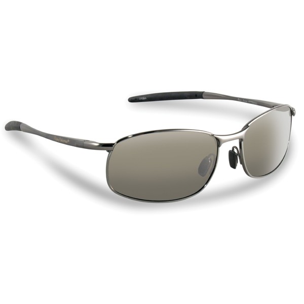 Flying Fisherman San Jose Polarized Sunglasses with AcuTint UV Blocker for Fishing and Outdoor Sports, Gunmetal Frames/Smoke Lenses