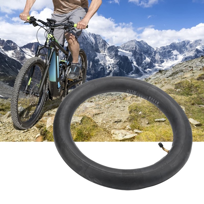 16 x 3.0 Electric Bicycle Inner Tube with Curved Angle