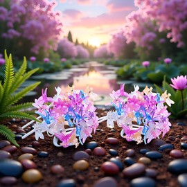 30Pcs Dragonfly Orchid Support Clips, Garden Plant Vine Holder, Support Clips Creative Plant Cages Supports Gardening Care