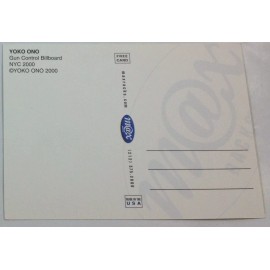 Yoko Ono ~ John Lennon Promo Postcard ~ Bloody Glasses ~ Mint condition ~ c2000
