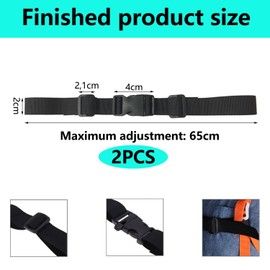 QZKJQDD Backpack Chest Strap, Chest Strap for Backpack, Adjustable Backpack Chest Strap, Children-Non-Slip Quick Release Chest Strap Suitable for School Backpack,Hiking,Jogging,Cycling