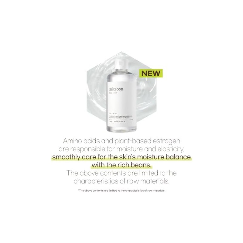 MIXSOON - Bean Toner – Tónico Facial Hidratante con Extracto