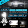 AUIMSOCO 2x H7 LED Headlight Super Bright Bulbs Kit 8000K