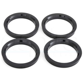 Aspire Motoring 73.1mm OD to 57.1mm ID Black Plastic Polycarbonate Hub Centric Rings