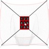 Waterproof Adjustable Baseball Strike Zone Target Net,Numbered Pitching Target,27.56x19.29in Numbered