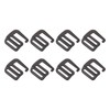 sourcing map Pack of 8 Metal Webbing Strap 0.98 Inches