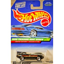 1999 Treasure Hunt Series Jaguar D-type 8 of 12 #936 Hot Wheels Mattel