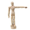 Wooden Figure Manikin with Flexible Joints Human Mannequin Sketch Art