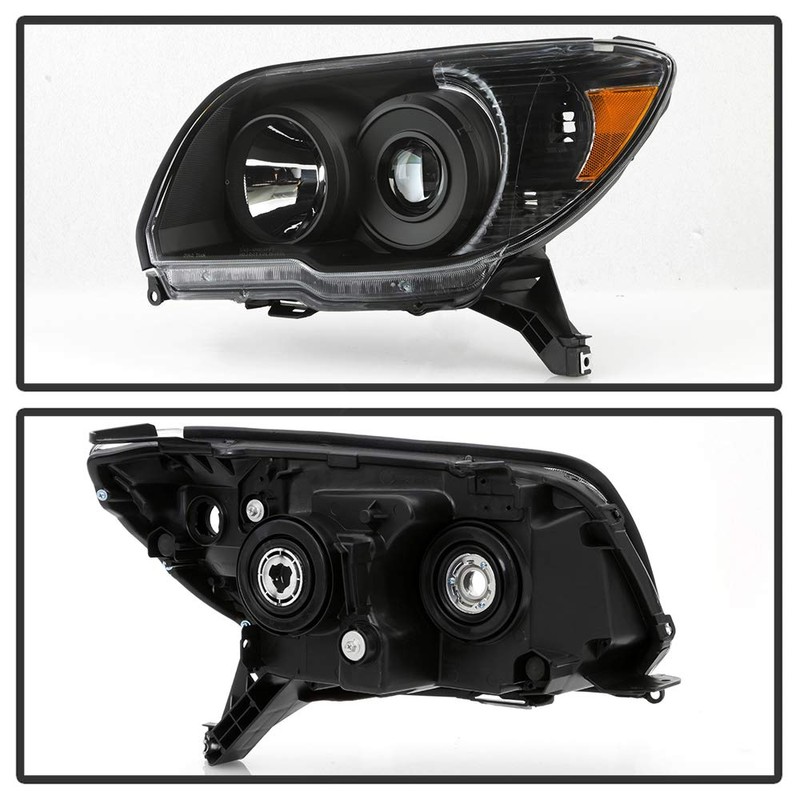 ACANII - For Black 2006-2009 Toyota 4Runner Replacement Headlights lamps
