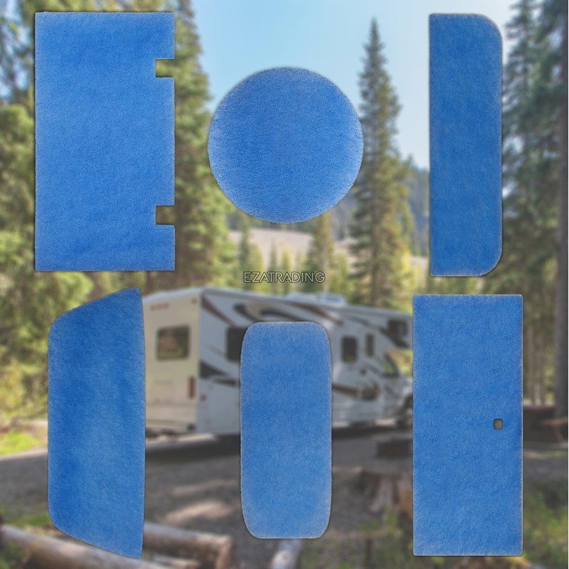 12 Pack RV Air Conditioner Filter - RV 5.25" Round