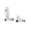 UK Radiators Thermostatic Radiator Valve (TRV) 15mm Corner Lockshield Valve