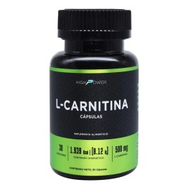 Carnitina 500 Cápsulas High Power