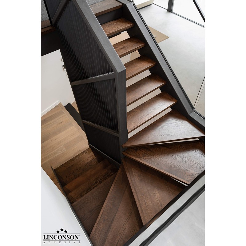 LINCONSON Clear Slip Resistant Stairs Tread Grip Tape | 4”