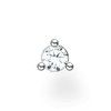 Thomas Sabo Single Stud Earrings White Stone 925 Sterling Silver