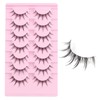 Oreola Manga Eyelashes with Clear Band Artificial Eyelashes Natural Delicate
